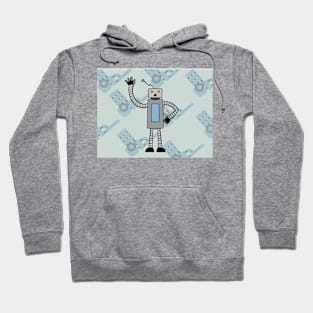 October Waving Robot Hoodie